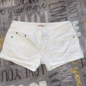 White BONGO Jean shorts